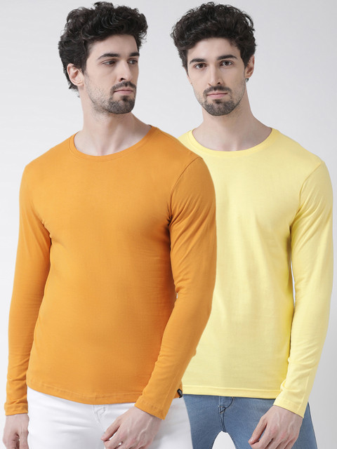 Friskers Men Yellow Solid Round Neck T-shirt
Friskers Men Yellow Solid Round Neck T-shirt