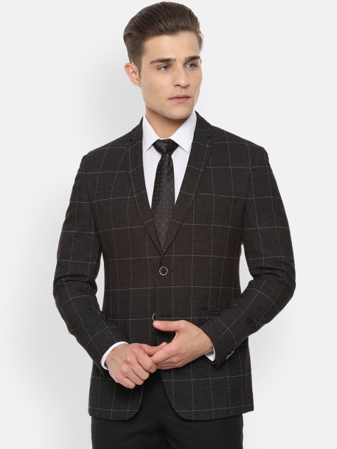 Van Heusen Sport Men Charcoal Grey Checked Slim Fit Single-Breasted Smart Casual Blazer
Van Heusen Sport Men Charcoal Grey Checked Slim Fit Single-Breasted Smart Casual Blazer