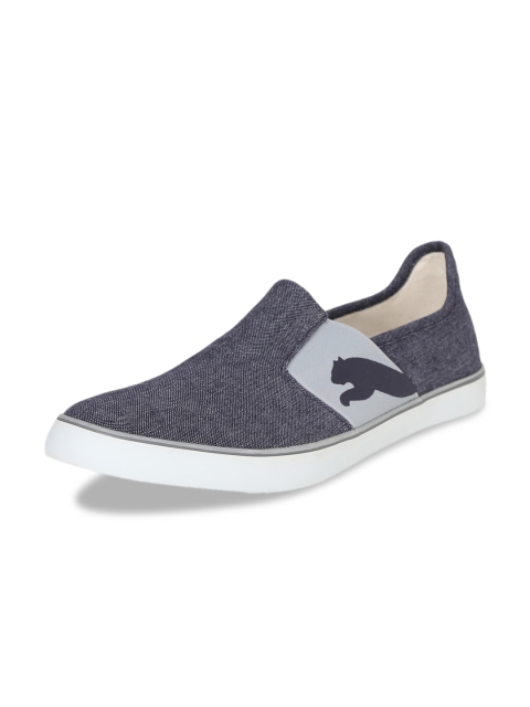 Puma Unisex Navy Blue Lazy Slip On II DP Peacoat Slip-On Sneakers
