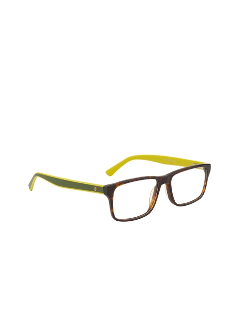 Ted Smith Unisex Brown Solid Full Rim Wayfarer Frames TSF-115_C4