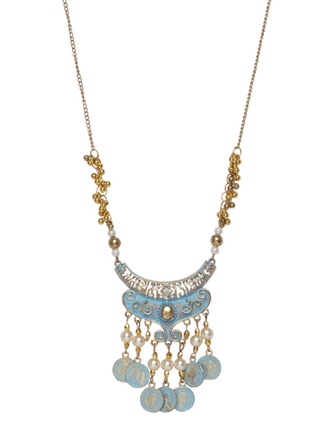 DivaWalk Gold-Plated Handcrafted Necklace