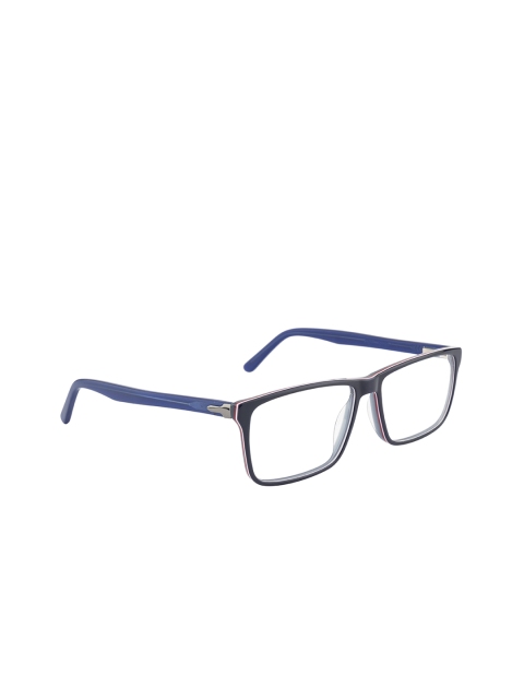 Ted Smith Unisex Blue Solid Full Rim Wayfarer Frames TSF-116_C3