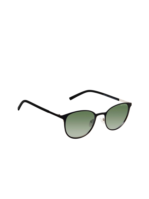 David Blake Unisex Polarised and UV Protected Lens Round Sunglasses SGDB1955, Green