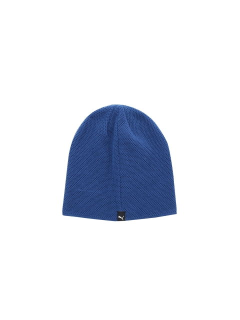 Puma Unisex Blue Solid Beanie