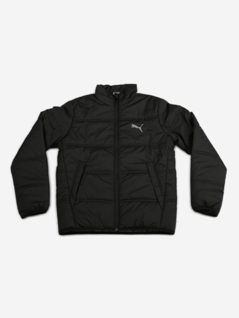 Puma Boys Black Solid Puffer ESS Padded Jacket