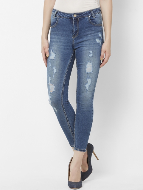 bebe Women Blue Regular Fit High-Rise Mildly Distressed Stretchable Jeans
bebe Women Blue Regular Fit High-Rise Mildly Distressed Stretchable Jeans