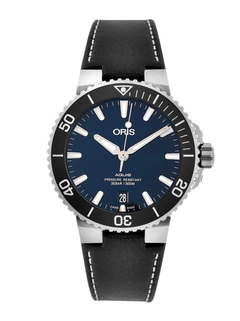 Oris Men Blue Analogue Watch