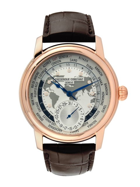 Frederique Constant Men Worldtimer Swiss Made Silver-Toned Analogue Watch FC-718WM4H4
Frederique Constant Men Worldtimer Swiss Made Silver-Toned Analogue Watch FC-718WM4H4