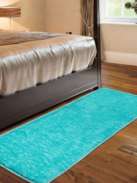TIED RIBBONS Blue Solid Rectangular Soft Fur Anti-Skid Floor Runner, Turquoise blue
TIED RIBBONS Blue Solid Rectangular Soft Fur Anti-Skid Floor Runner, Turquoise blue