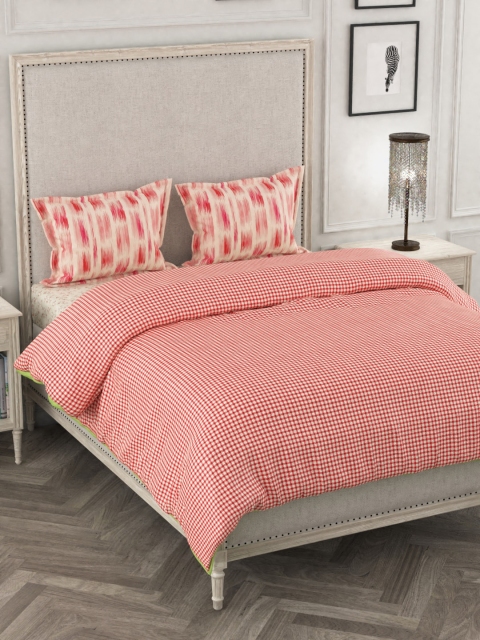 Portico New York Peach-Coloured & Red Printed AC Room 120GSM Double King Bedding Set
Portico New York Peach-Coloured & Red Printed AC Room 120GSM Double King Bedding Set