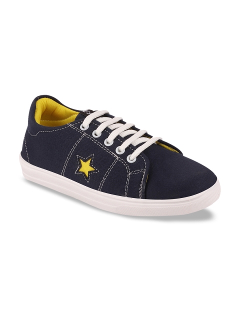 FAUSTO Women Navy Blue Sneakers