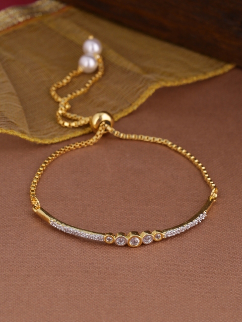 Shoshaa Gold-Toned Handcrafted Wraparound Bracelet