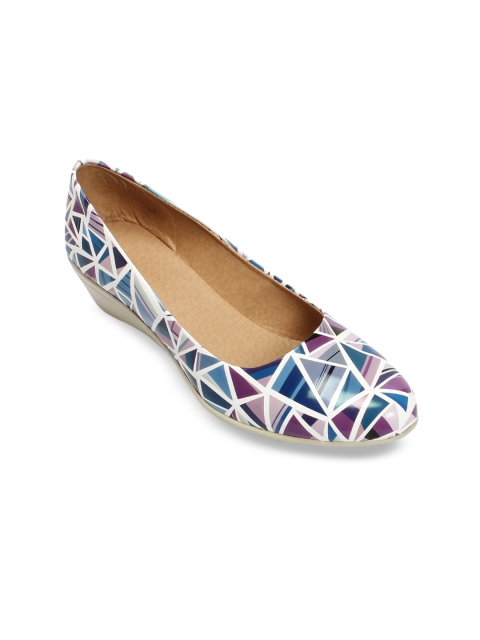 meriggiare Women Multicoloured Printed Pumps, Multi