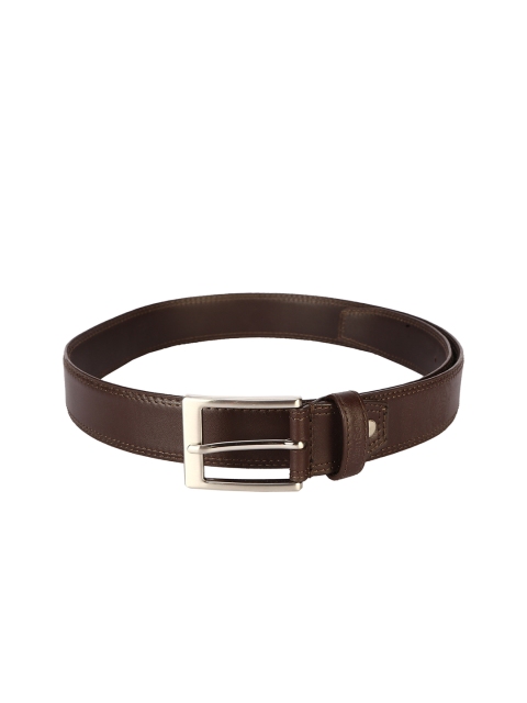 Allen Solly Men Brown Solid Leather Belt