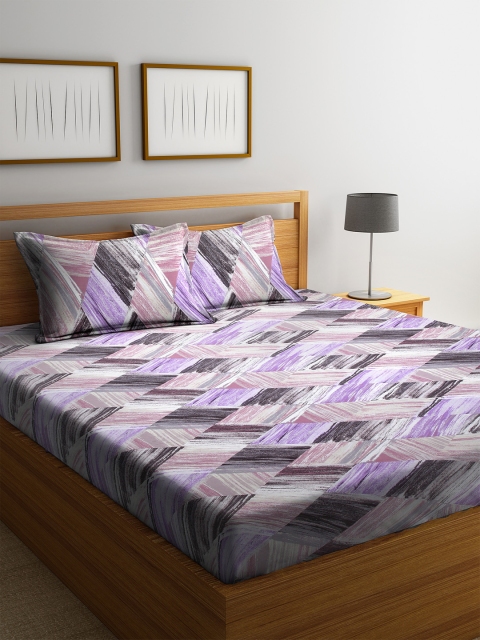 BOMBAY DYEING Multicoloured Abstract 144 TC Cotton 1 King Bedsheet with 2 Pillow Covers, Multi
BOMBAY DYEING Multicoloured Abstract 144 TC Cotton 1 King Bedsheet with 2 Pillow Covers, Multi