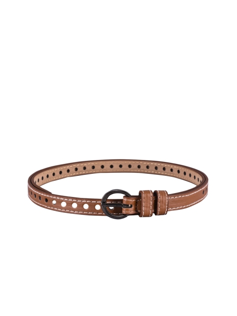 BuckleUp Women Tan Brown Solid Belt