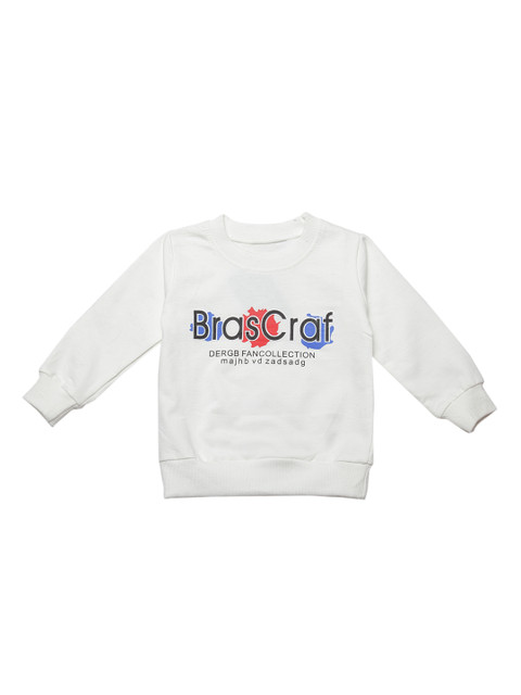 J Style Unisex White Printed Sweatshirt 
J Style Unisex White Printed Sweatshirt