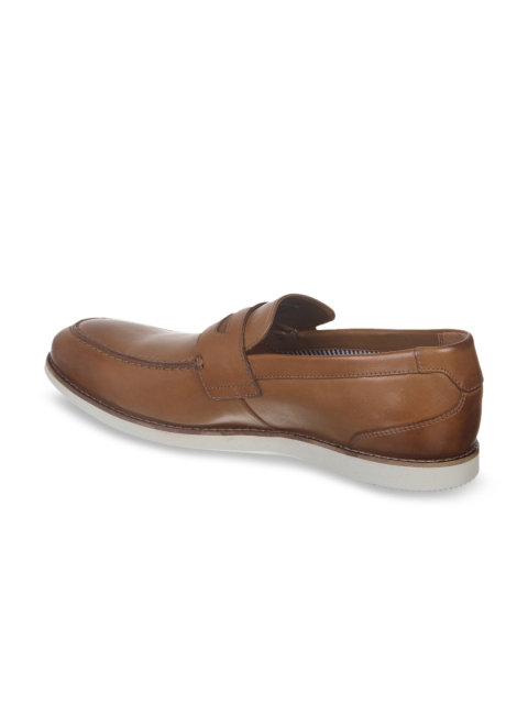 Clarks Men Brown Leather Loafers