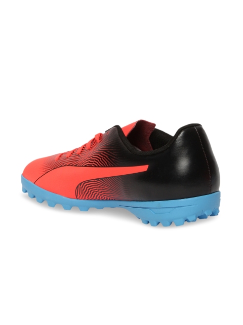 Puma Men Orange Synthetic Spirit II TT Mid-Top Football Shoes