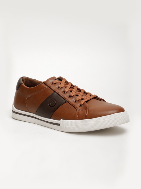 LOCOMOTIVE Men Brown Solid Sneakers