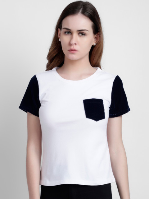 LA LOFT Women White Solid Round Neck T-shirt
LA LOFT Women White Solid Round Neck T-shirt