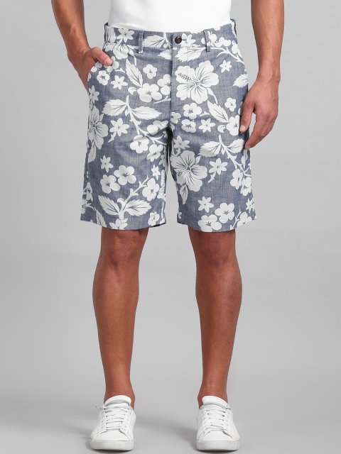 GAP Men Blue Printed Shorts