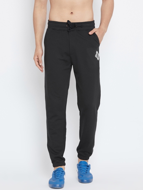 Marvel by Wear Your Mind Men Black Solid Joggers