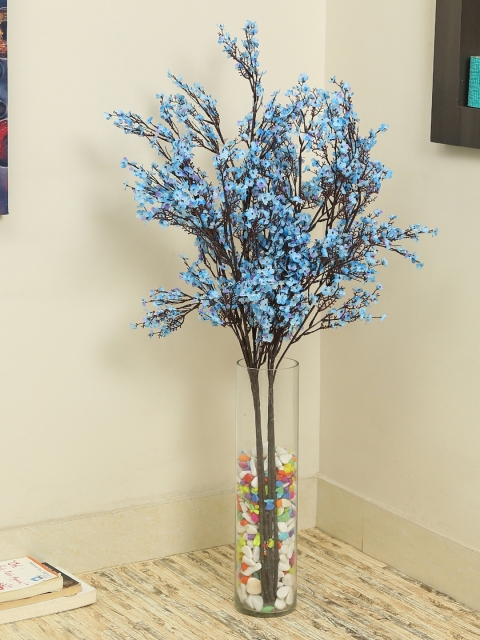 Aapno Rajasthan Set Of 2 Blue Flower Sticks
