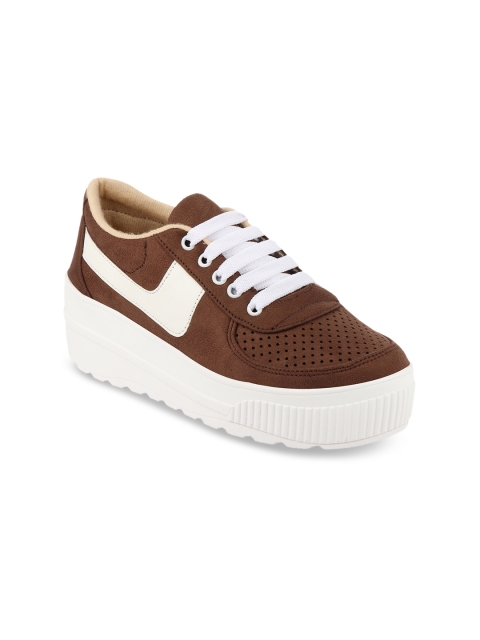 Shoetopia Women Brown Solid Gladiators