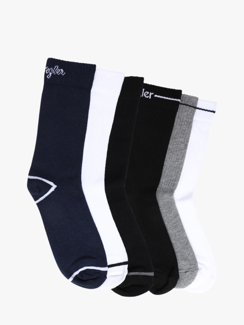 Wrangler Men Pack of 6 Assorted Above Ankle-Length Socks