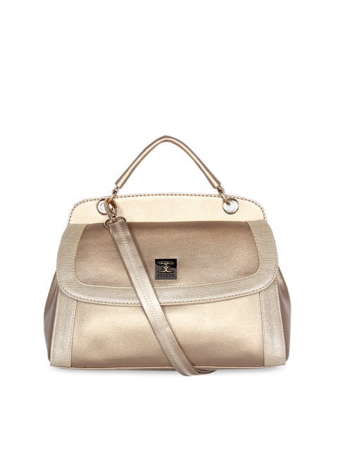 ESBEDA Gold-Toned Two-Sided Handbag