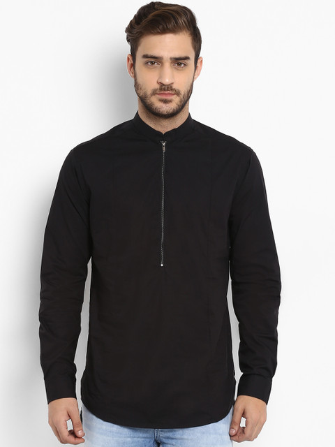 Mufti Men Black Slim Fit Solid Casual Shirt
Mufti Men Black Slim Fit Solid Casual Shirt