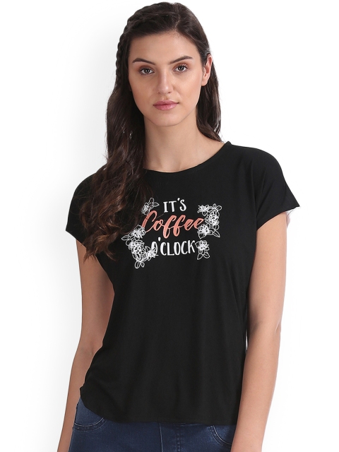 Sugr Women Black Printed Top
