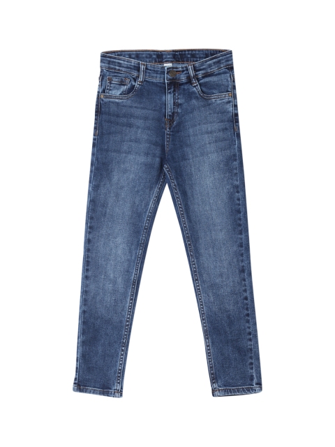 Cherokee Boys Blue Slim Fit Mid-Rise Clean Look Stretchable Jeans