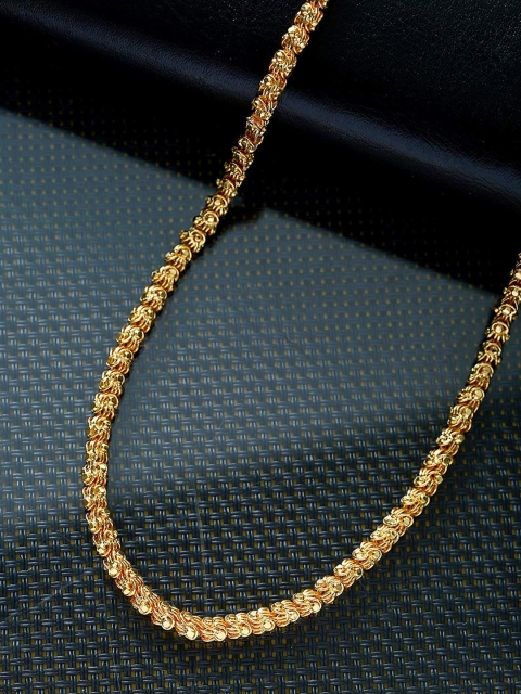 Dare by Voylla Men Gold-Plated Handcrafted Chain