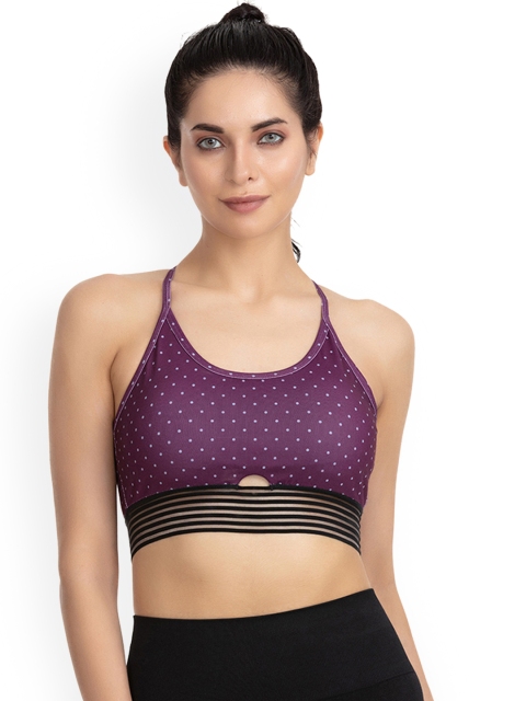 Zelocity by Zivame Purple Printed Non-Wired Lightly Padded Sports Bra ZC4285FASHHASTP
Zelocity by Zivame Purple Printed Non-Wired Lightly Padded Sports Bra ZC4285FASHHASTP