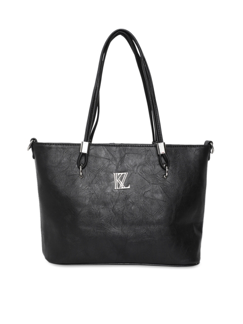 Kazo Black Solid Shoulder Bag