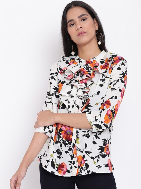 The Gud Look Women Cream-Coloured & Black Smart Regular Fit Printed Casual Shirt
The Gud Look Women Cream-Coloured & Black Smart Regular Fit Printed Casual Shirt