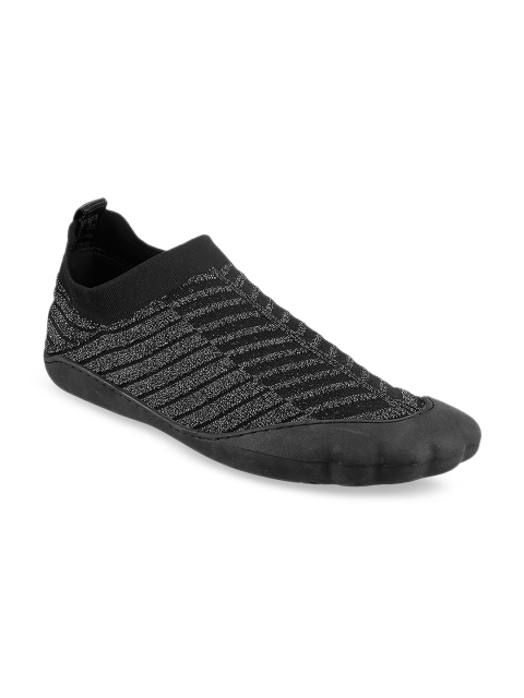 Mochi Men Black Slip-On Sneakers