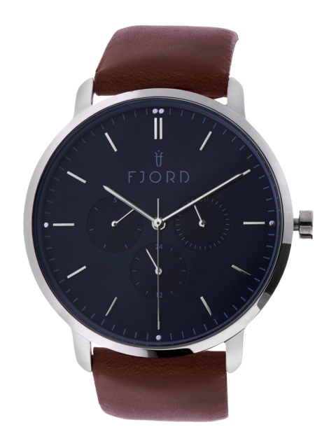 FJORD Men Navy Blue Analogue Watch FJ-3042-01