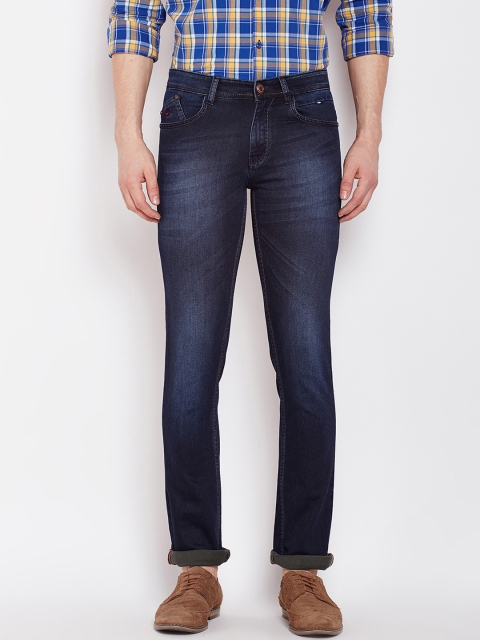 Crimsoune Club Men Blue Slim Fit Mid-Rise Clean Look Jeans