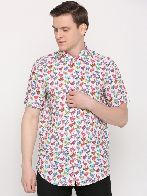 SIMON CARTER LONDON Men Multicoloured Slim Fit Printed Linen Casual Shirt, Multi
SIMON CARTER LONDON Men Multicoloured Slim Fit Printed Linen Casual Shirt, Multi