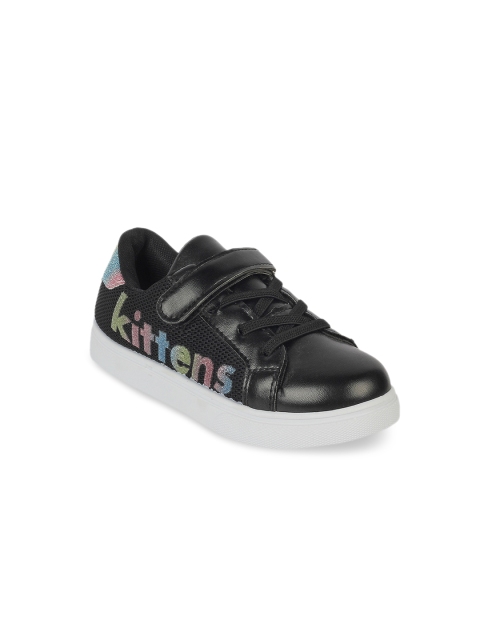 Kittens Boys Black Sneakers