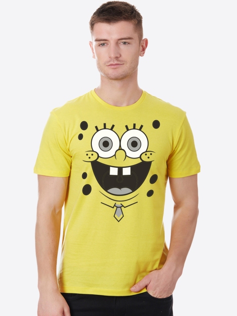 Free Authority Yellow Men Tshirt