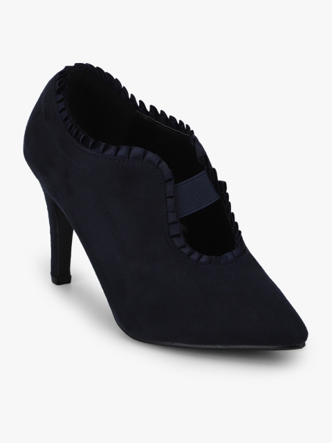 KetImporta Women Navy Blue Solid Pumps