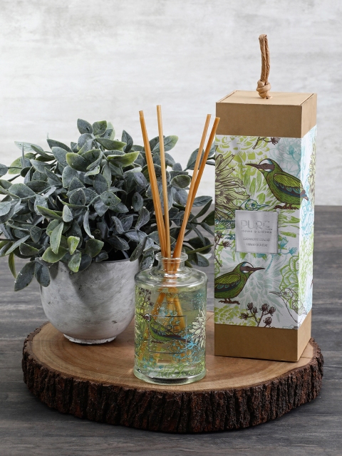 Pure Home and Living Green & Brown Aroma Oil Reed Diffuer