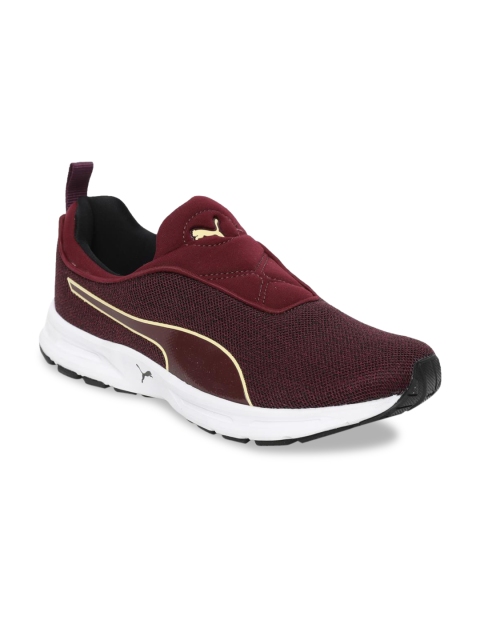 Puma Women Purple Rive Slipon IDP Mid-Top Running Shoes