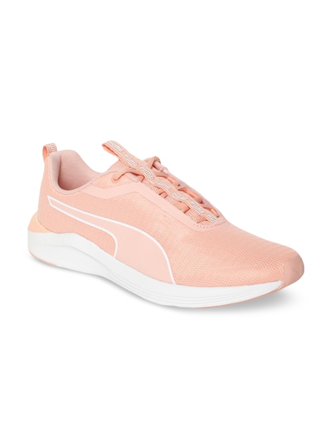 Puma Women Peach-Coloured Mesh Mid-Top Prowl 2 Wn s Training or Gym Shoes 19132305