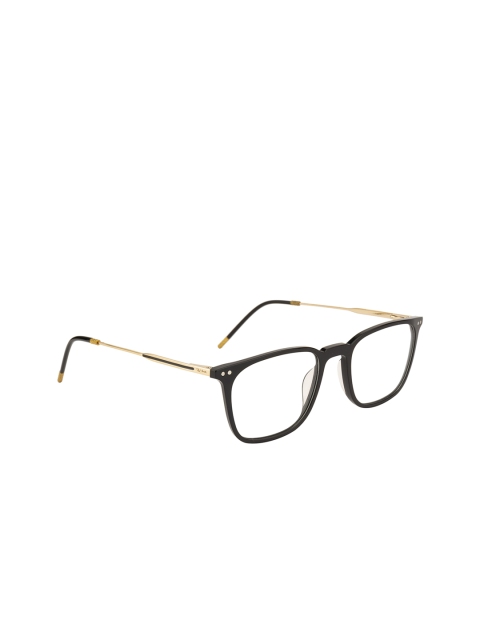 Ted Smith Unisex Black Solid Full Rim Wayfarer Frames TS-139_C1
