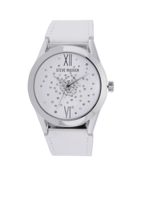 Steve Madden Women Silver-Toned Analogue Watch SMW258